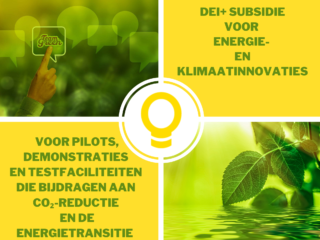 DEI+ 2026 open: subsidiekansen voor bedrijven met baanbrekende energie- een klimaatinnovaties