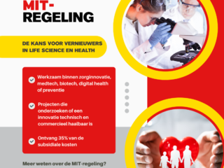 MIT-regeling opent bijna: dé kans voor vernieuwers in Life Sciences & Health