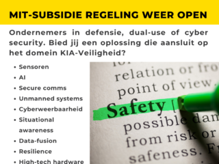 MIT-regeling voor defensie, dual-use & cybersecurity