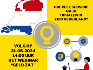 Webinar: 21 mei Subsidiekansen in regio Zuid